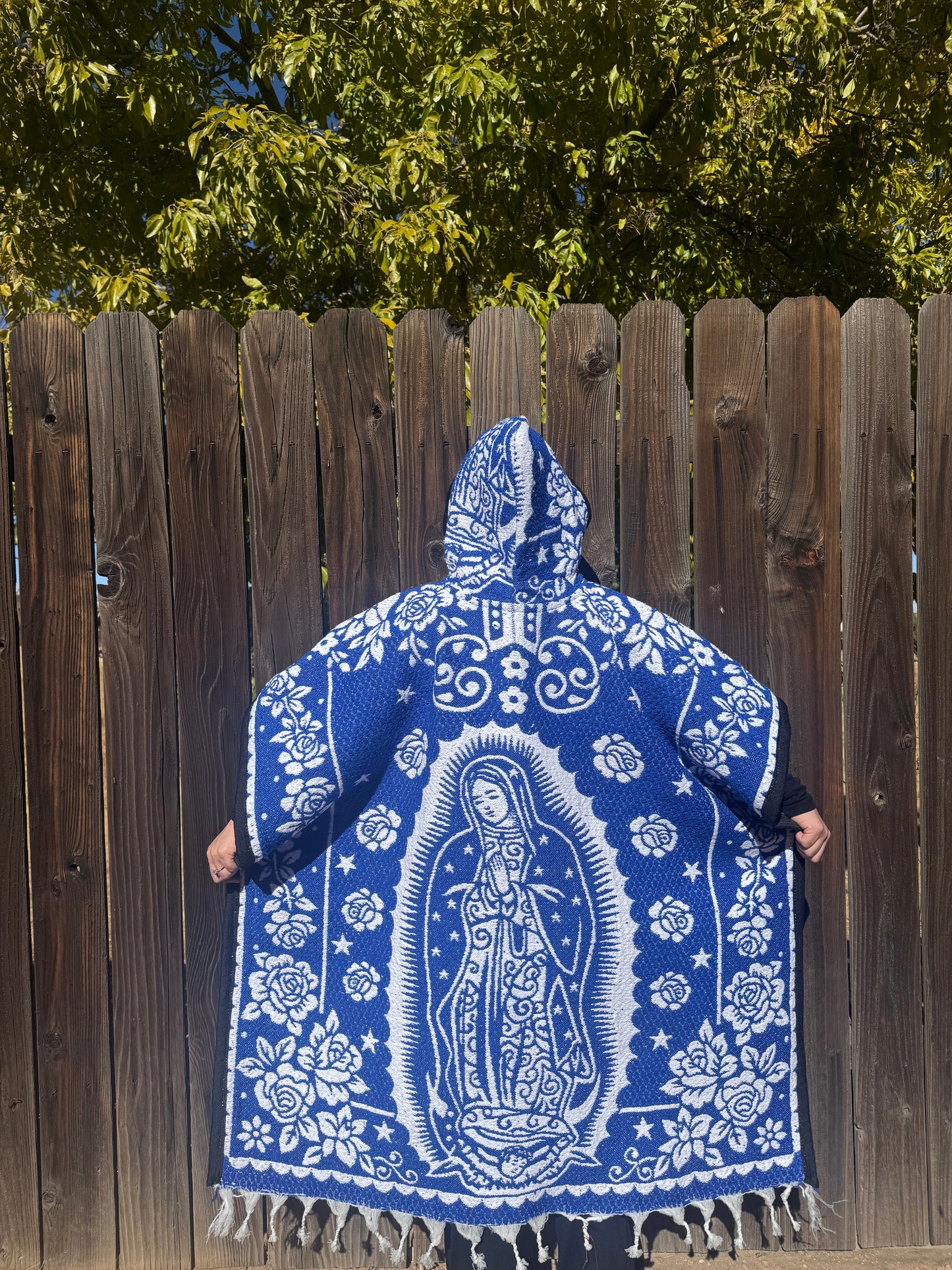 Virgen Poncho Afelpado Blue