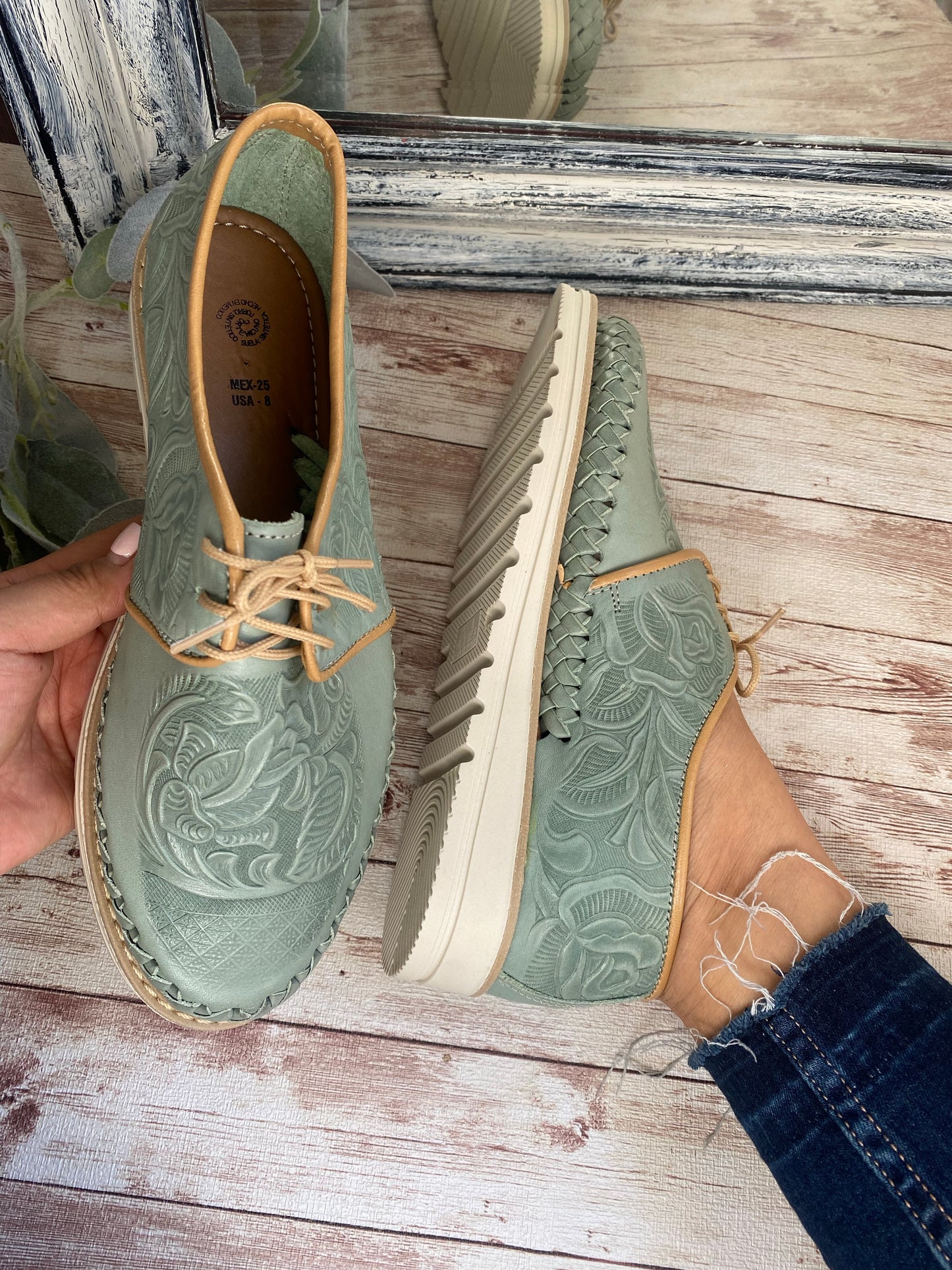 Eva loafer Mint