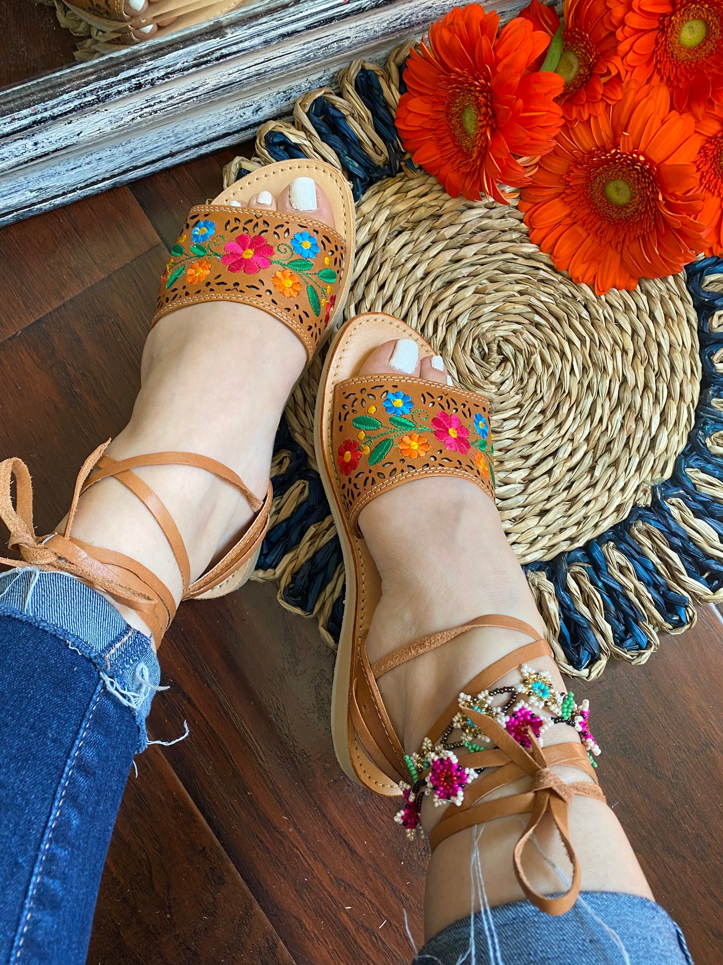 Paola Lace up Tan
