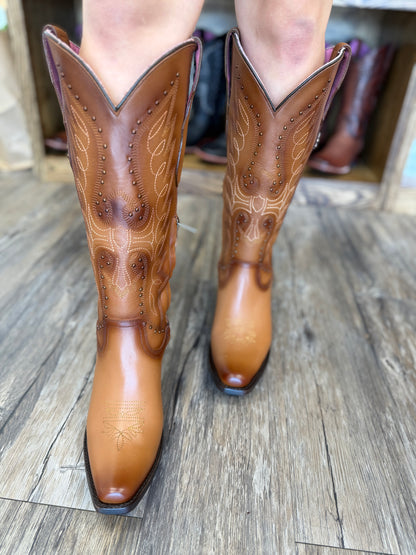 Blanca Brown Boots  - Heel
