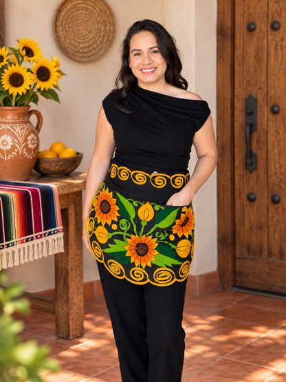 Embroidered Apron -Waist
