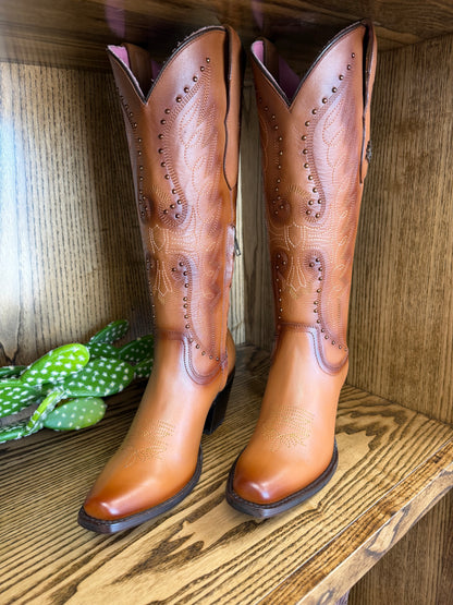 Blanca Brown Boots  - Heel