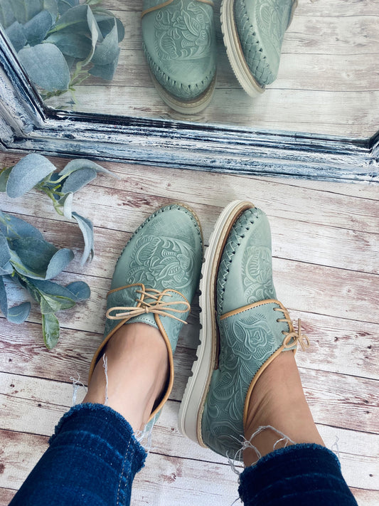 Eva loafer Mint