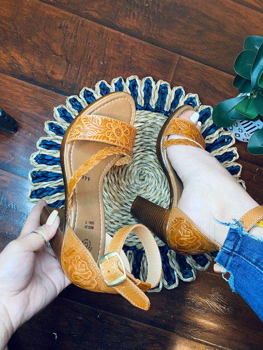 Fernanda  heels Tan