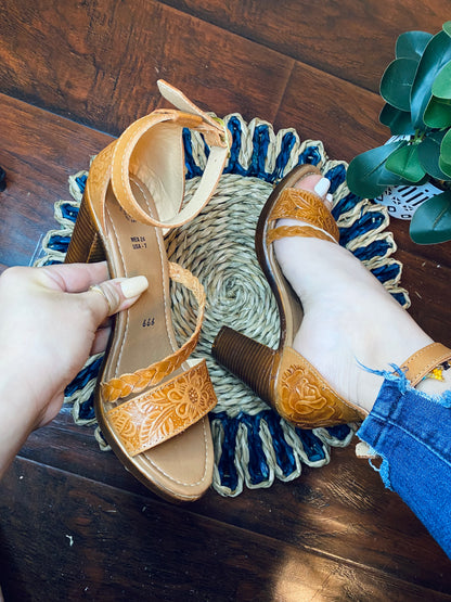 Fernanda  heels Tan