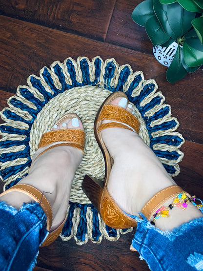 Fernanda  heels Tan